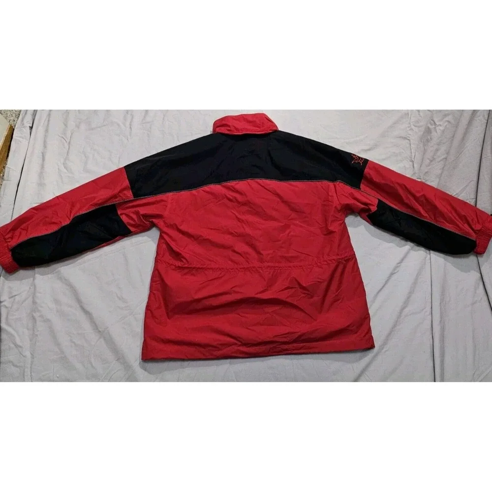 Tri-Mountain Colorado Budweiser Nylon Large Red Wind Water Proof Winter Jacket